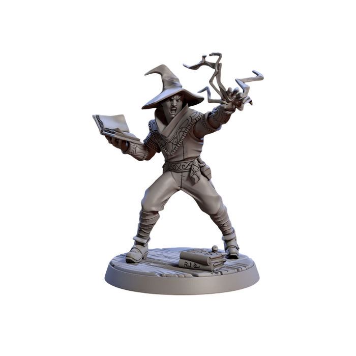Apprentice Arcanist, 12k Resin Dungeons and Dragons DnD Miniatures D&D Mini 32mm Lot