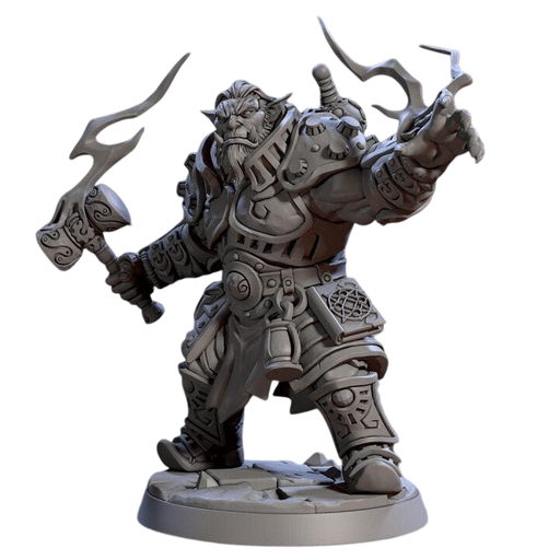 Dumak Bronzebolt Orc, 12k Resin Dungeons and Dragons Miniatures DnD D&D Mini 32mm Lot