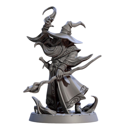 Cornelius Greathat Wizard, 12k Resin Dungeons and Dragons Miniatures DnD D&D Mini 32mm Lot