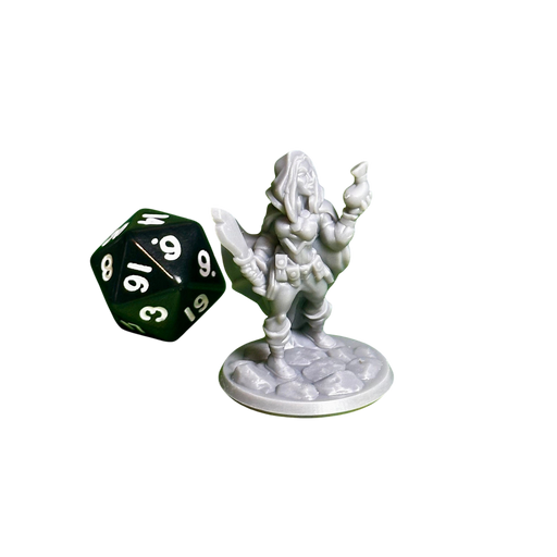 Thief Female 01, 12k Resin Dungeons and Dragons Miniatures DnD D&D Mini 32mm Lot