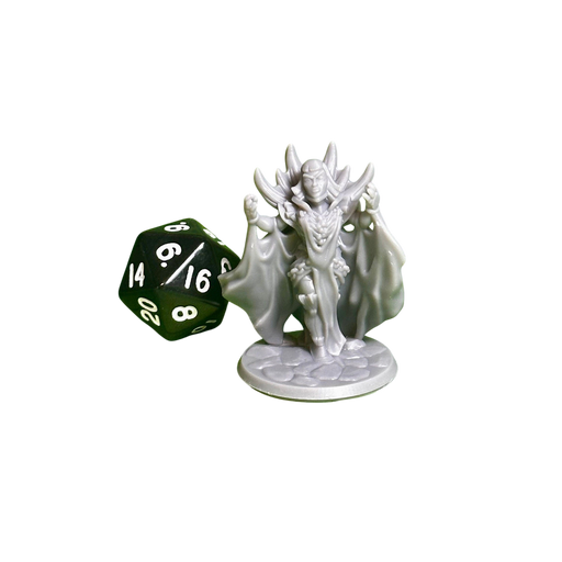 Necromancer Female 02, 12k Resin Dungeons and Dragons Miniatures DnD D&D Mini 32mm Lot