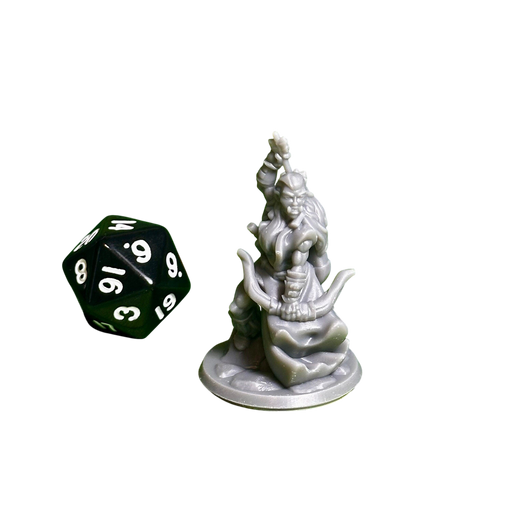 Half Orc Female 02, 12k Resin Dungeons and Dragons Miniatures DnD D&D Mini 32mm Lot
