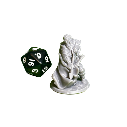 Ranger Male 03, 12k Resin Dungeons and Dragons Miniatures DnD D&D Mini 32mm Lot