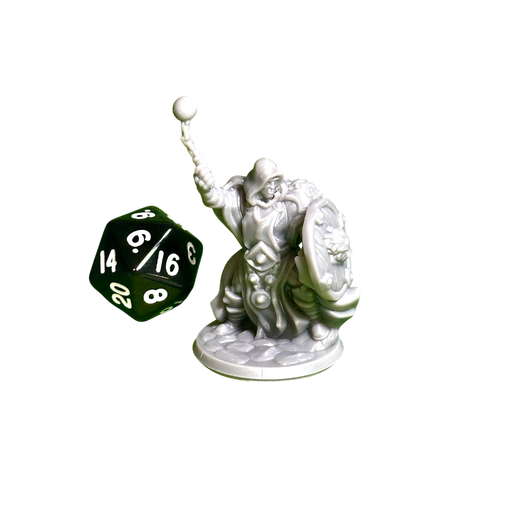 Cleric Male 02, 12k Resin Dungeons and Dragons Miniatures DnD D&D Mini 32mm Lot