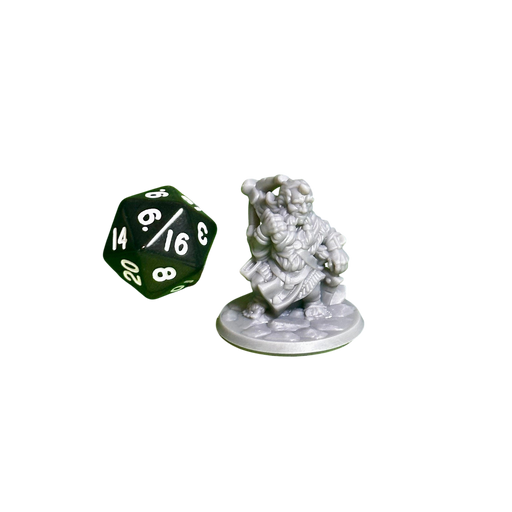 Halfling Male 01, 12k Resin Dungeons and Dragons Miniatures DnD D&D Mini 32mm Lot