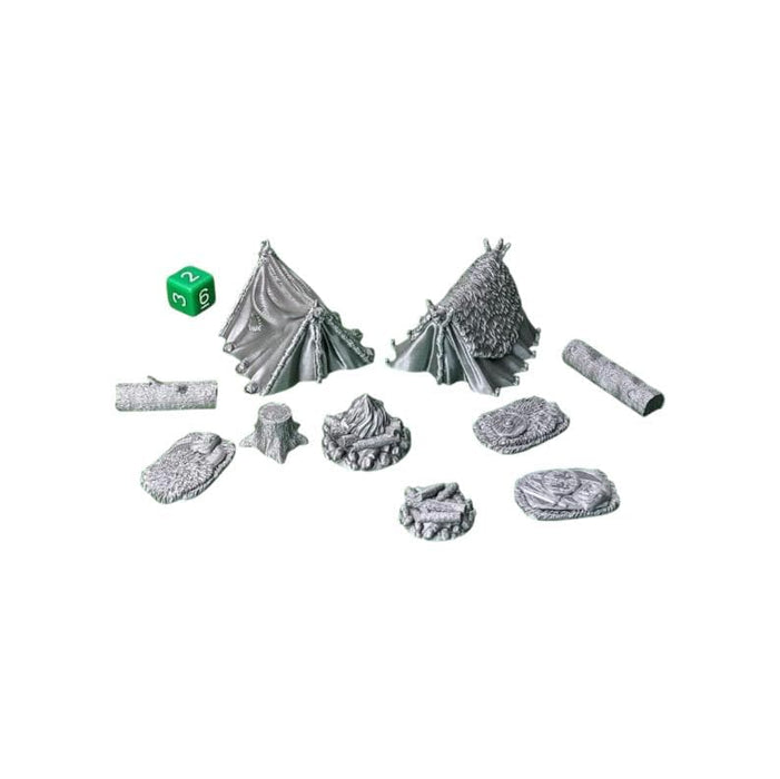 Adventurer's Camp Site, Dungeons and Dragons DnD Scatter Terrain 32mm Lot