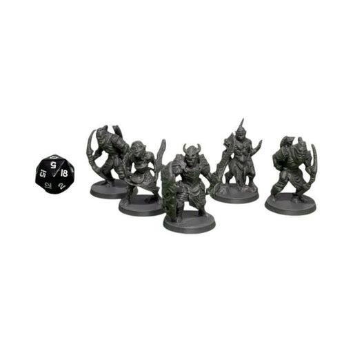Orc Tribe (Set of 4), PLA Dungeons and Dragons DnD Miniatures D&D Mini 32mm Lot