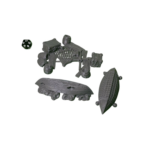 Shipwreck Debris, Dungeons and Dragons DnD Scatter Terrain 32mm Lot