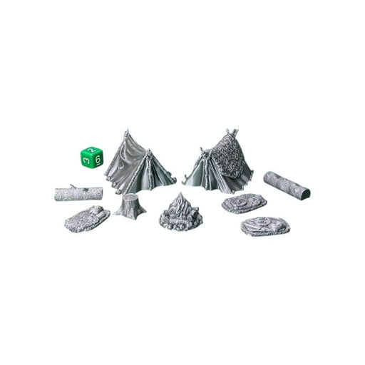 Adventurer's Camp Site, Dungeons and Dragons DnD Scatter Terrain 32mm Lot