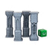 Stone Pillars, Dungeons and Dragons DnD Scatter Terrain Mini 32mm Lot