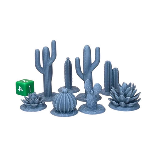 Cactus and Desert Plants, Dungeons and Dragons DnD Scatter Terrain Mini 32mm Lot