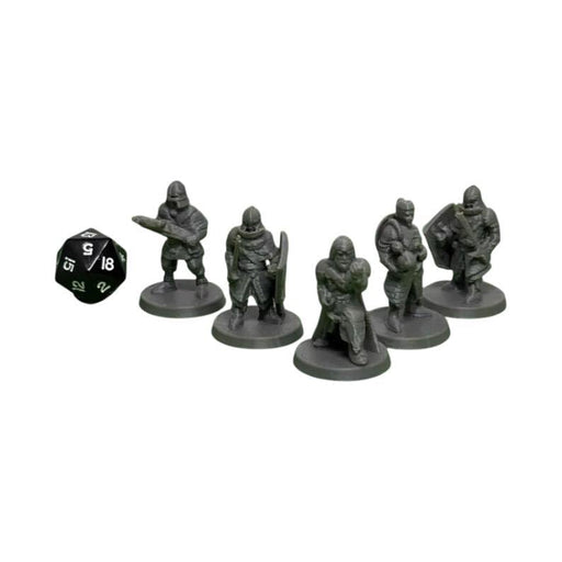 Town Guards (Set of 5), PLA Dungeons and Dragons DnD Miniatures D&D Mini 32mm Lot