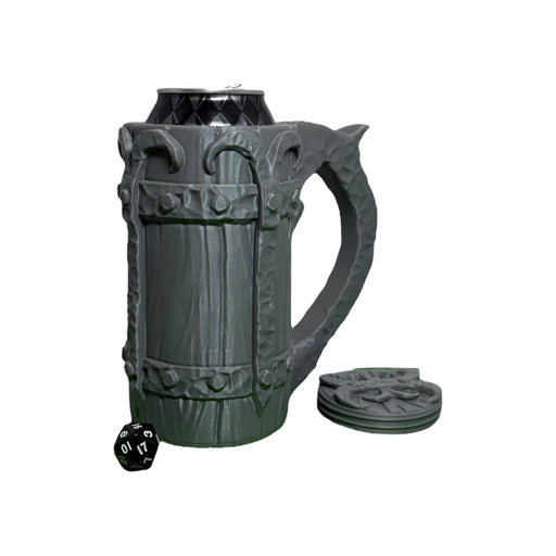 Dragon Skull (No Skull) Mythic Mug, PLA Dungeons and Dragons DnD Miniatures D&D Mini Rolling Gift Can Holder