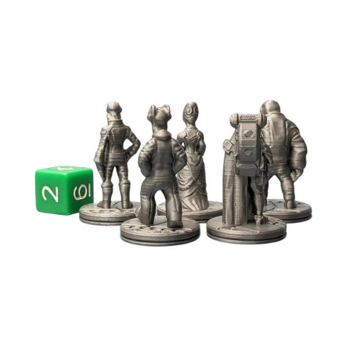 Alien Civilians (Set of 5), Cyberpunk Warhammer Starfinder Sci Fi Miniature Mini 32mm