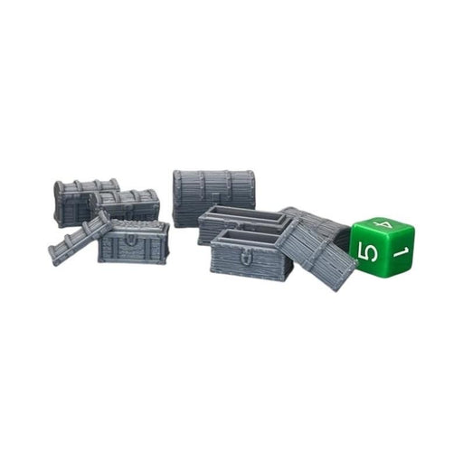Chest Set, Dungeons and Dragons DnD Scatter Terrain Mini 32mm Lot