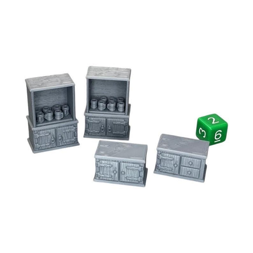 Cabinets, Dungeons and Dragons DnD Scatter Terrain Mini 32mm Lot